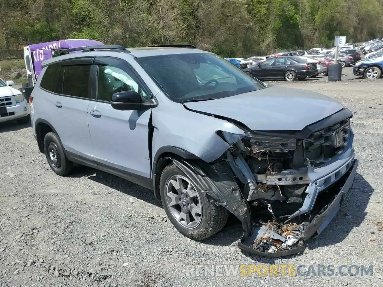 4 Photograph of a damaged car 5FNYF8H65PB040191 HONDA PASSPORT 2023
