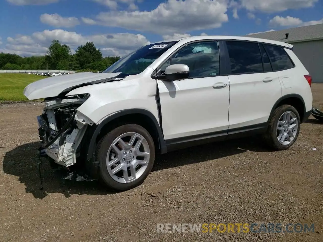 1 Photograph of a damaged car 5FNYF8H50RB003995 HONDA PASSPORT 2024