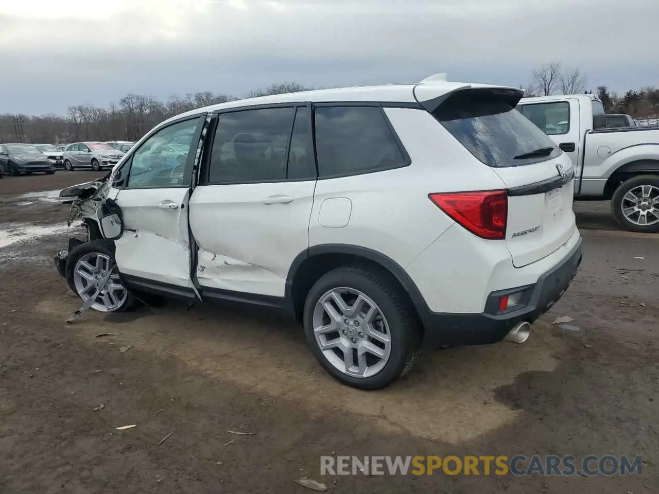 2 Photograph of a damaged car 5FNYF8H59RB011075 HONDA PASSPORT 2024