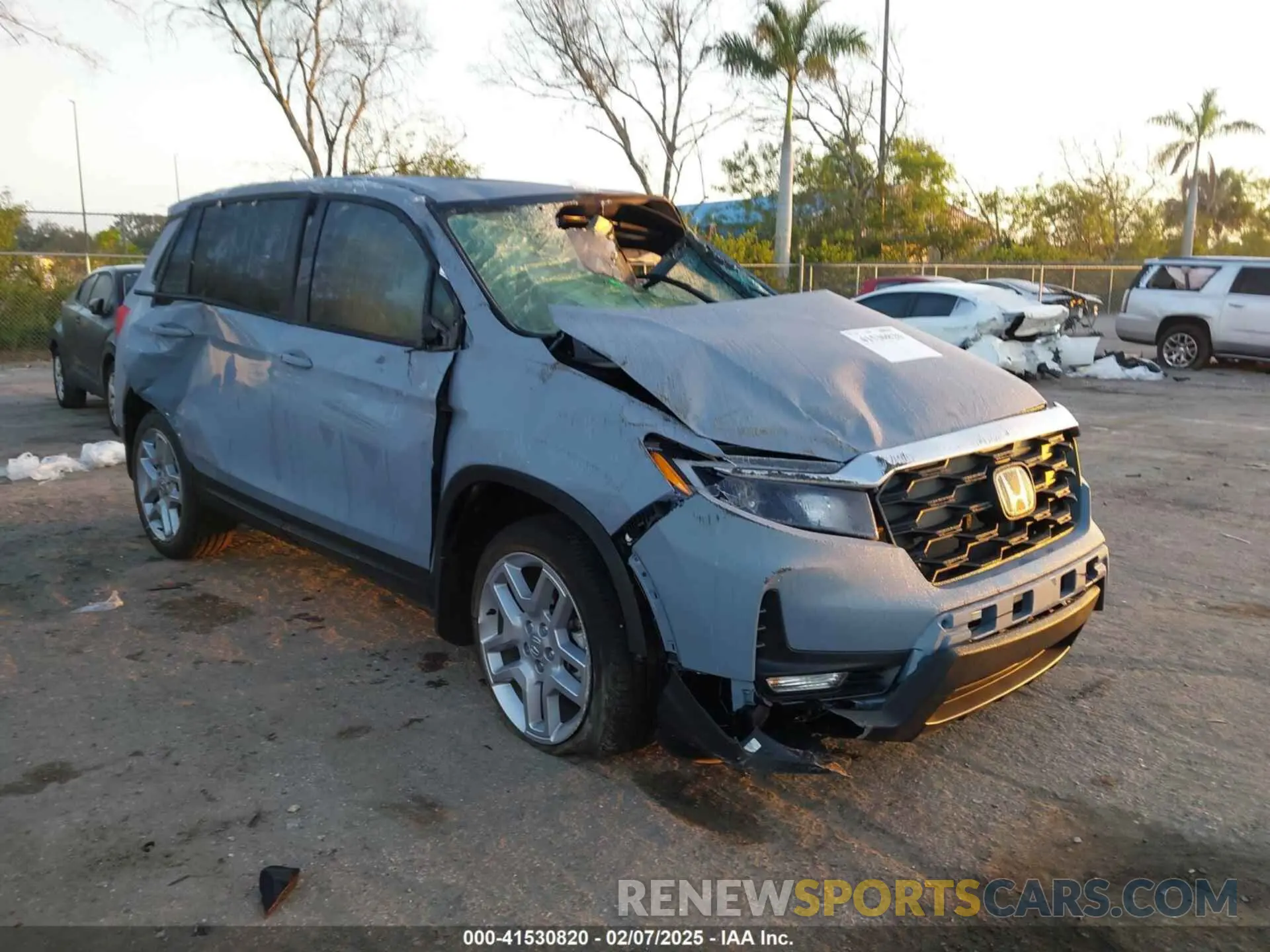 1 Фотография поврежденного автомобиля 5FNYF8H5XRB017807 HONDA PASSPORT 2024