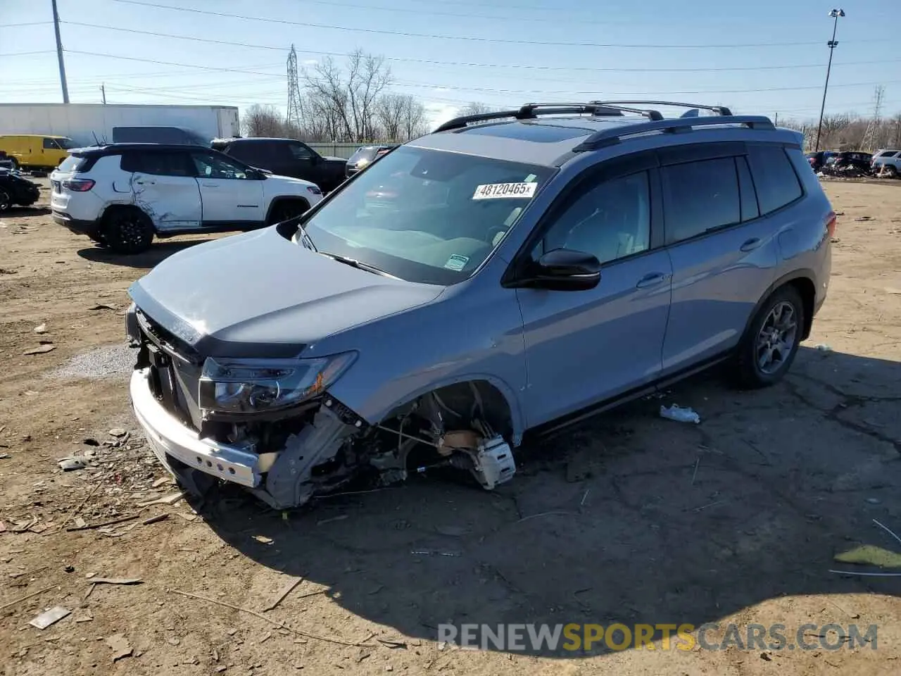 1 Фотография поврежденного автомобиля 5FNYF8H64RB005399 HONDA PASSPORT 2024