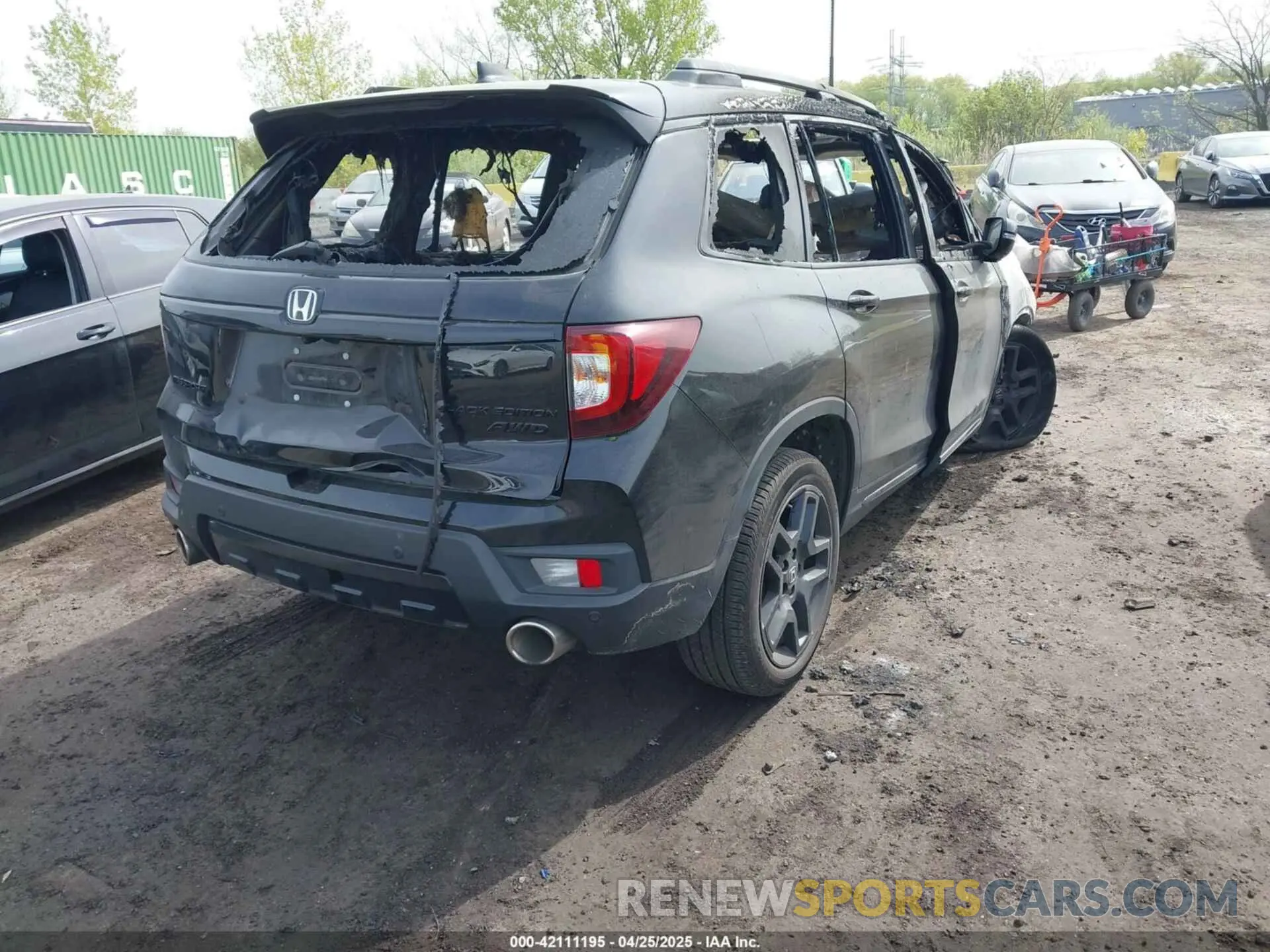 4 Photograph of a damaged car 5FNYF8H87RB000750 HONDA PASSPORT 2024