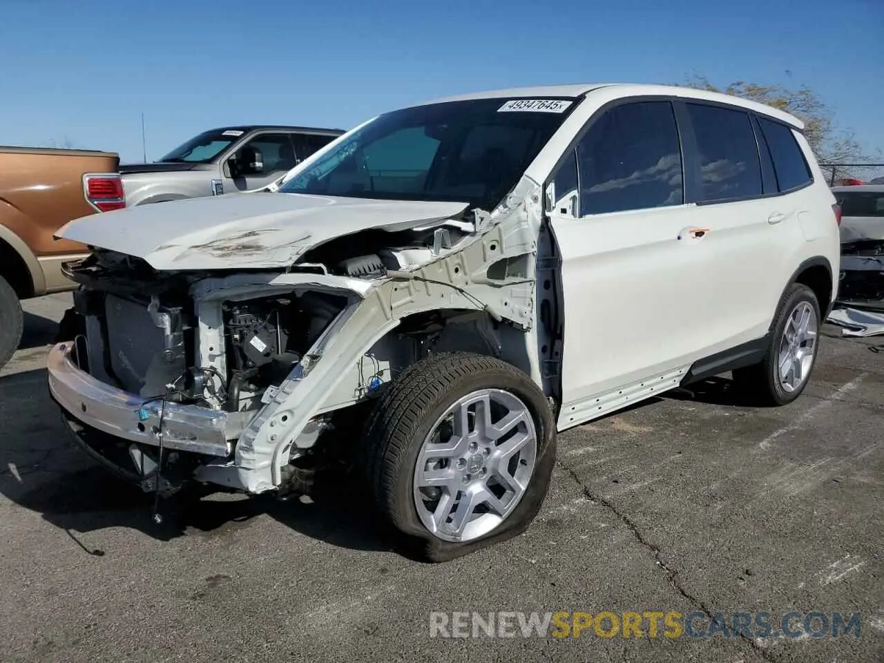 1 Фотография поврежденного автомобиля 5FNYF8H59SB012829 HONDA PASSPORT 2025
