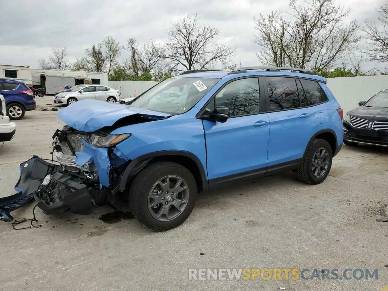 1 Photograph of a damaged car 5FNYF8H69SB001998 HONDA PASSPORT 2025