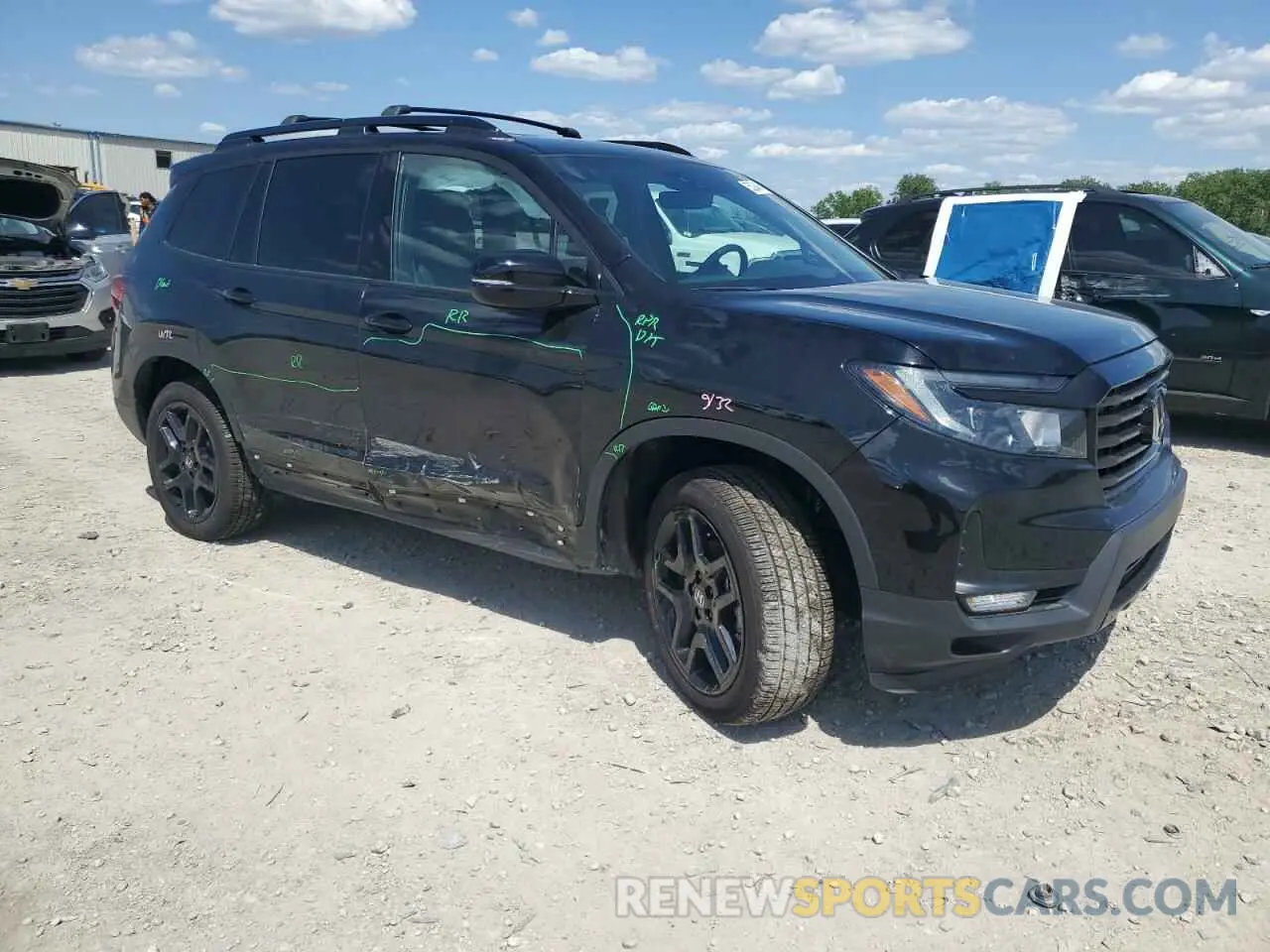 4 Photograph of a damaged car 5FNYF8H88RB017718 HONDA PASSPORT B 2024