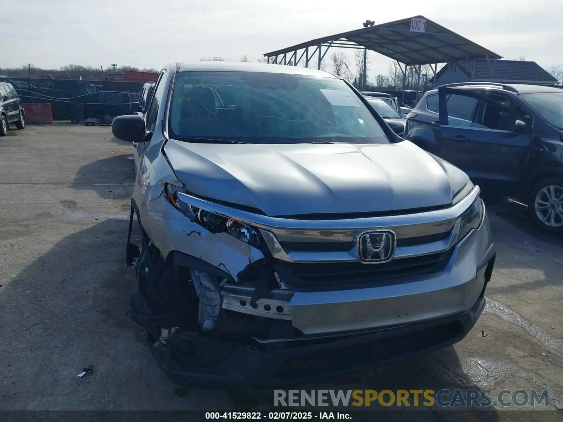 12 Фотография поврежденного автомобиля 5FNYF5H13KB031050 HONDA PILOT 2019