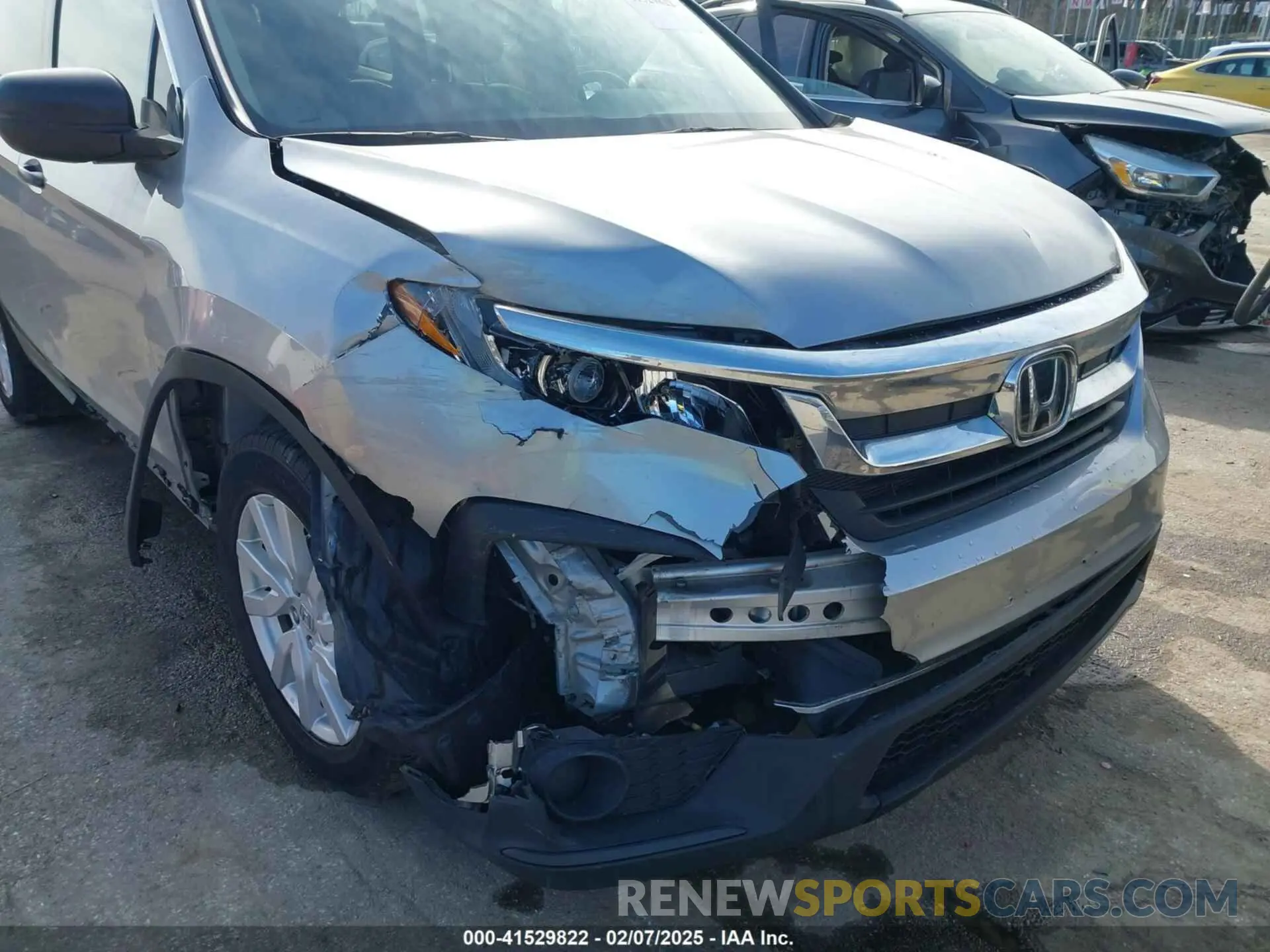 6 Фотография поврежденного автомобиля 5FNYF5H13KB031050 HONDA PILOT 2019