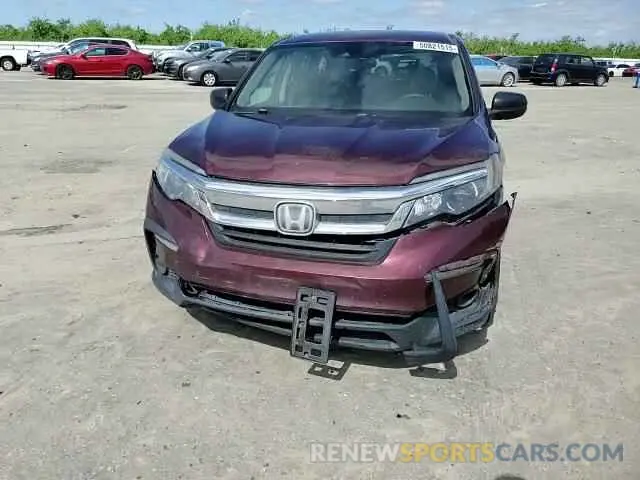 12 Фотография поврежденного автомобиля 5FNYF5H16KB031060 HONDA PILOT 2019