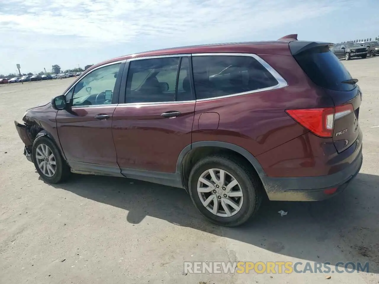 2 Фотография поврежденного автомобиля 5FNYF5H16KB031060 HONDA PILOT 2019