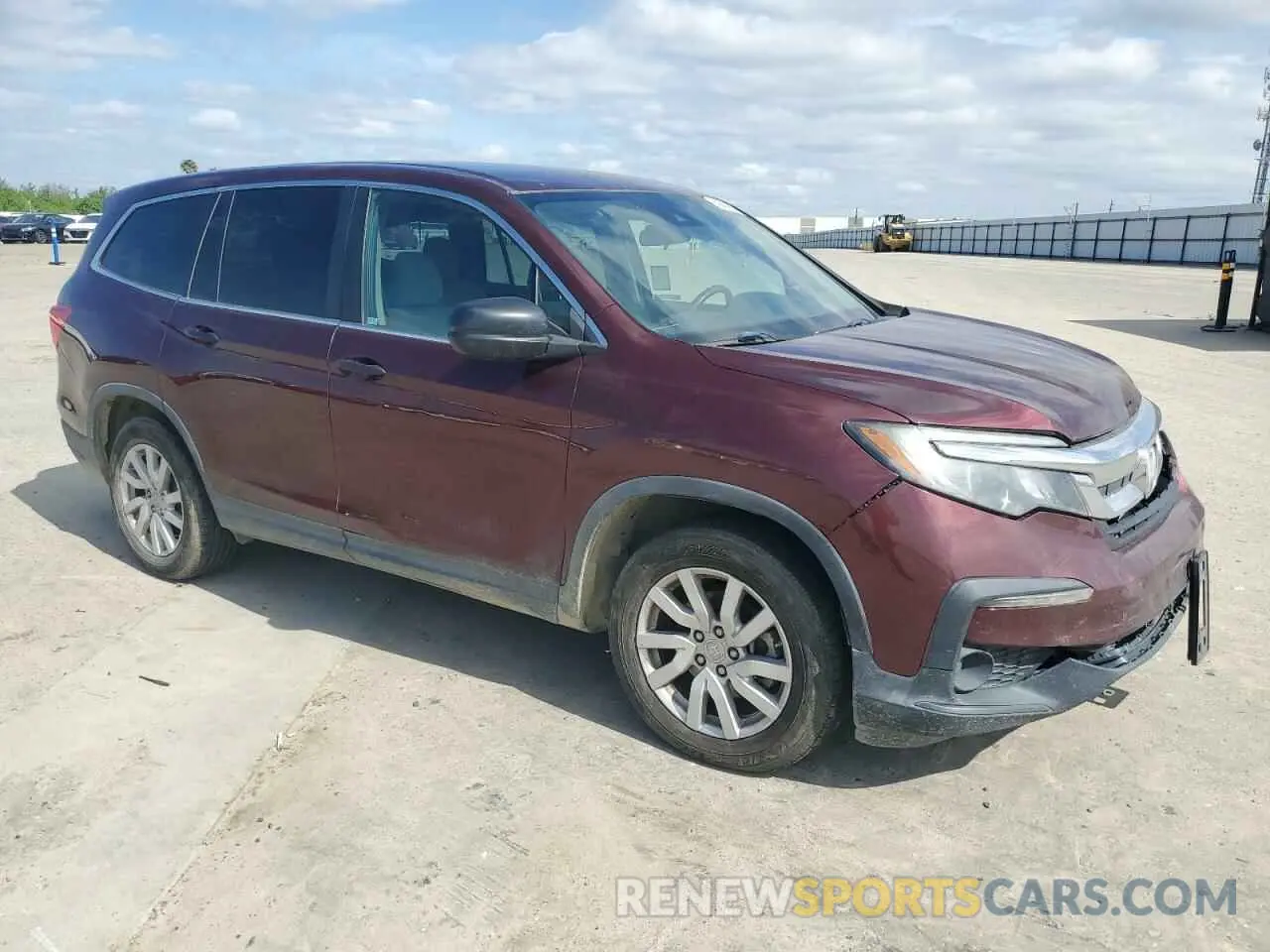 4 Фотография поврежденного автомобиля 5FNYF5H16KB031060 HONDA PILOT 2019