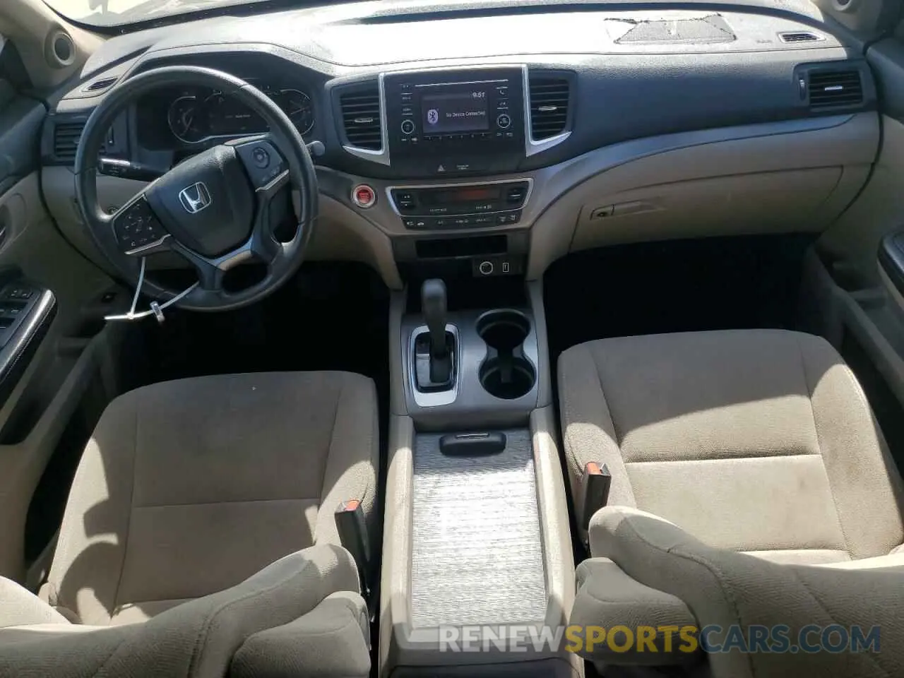 8 Фотография поврежденного автомобиля 5FNYF5H16KB031060 HONDA PILOT 2019