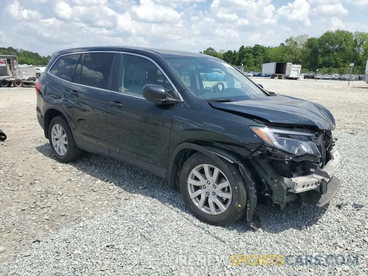 4 Фотография поврежденного автомобиля 5FNYF5H18KB036230 HONDA PILOT 2019