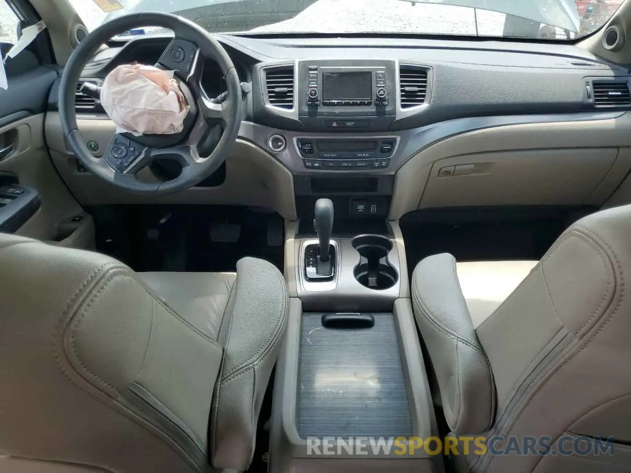 8 Фотография поврежденного автомобиля 5FNYF5H18KB036230 HONDA PILOT 2019