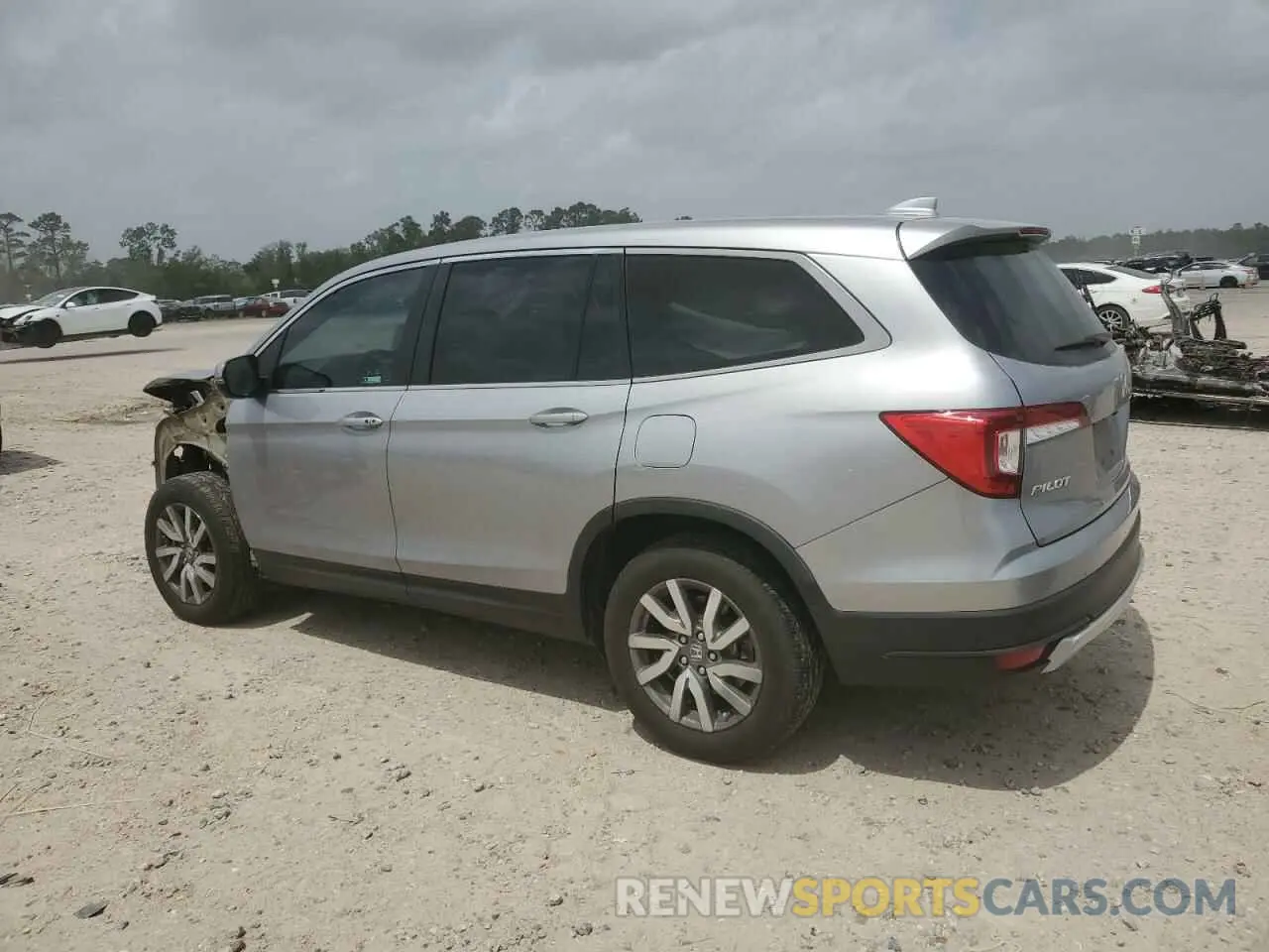 2 Photograph of a damaged car 5FNYF5H30KB031167 HONDA PILOT 2019