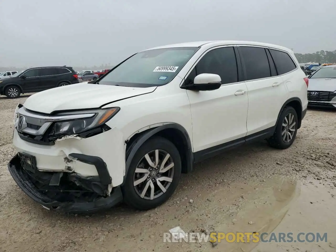 1 Фотография поврежденного автомобиля 5FNYF5H33KB039408 HONDA PILOT 2019