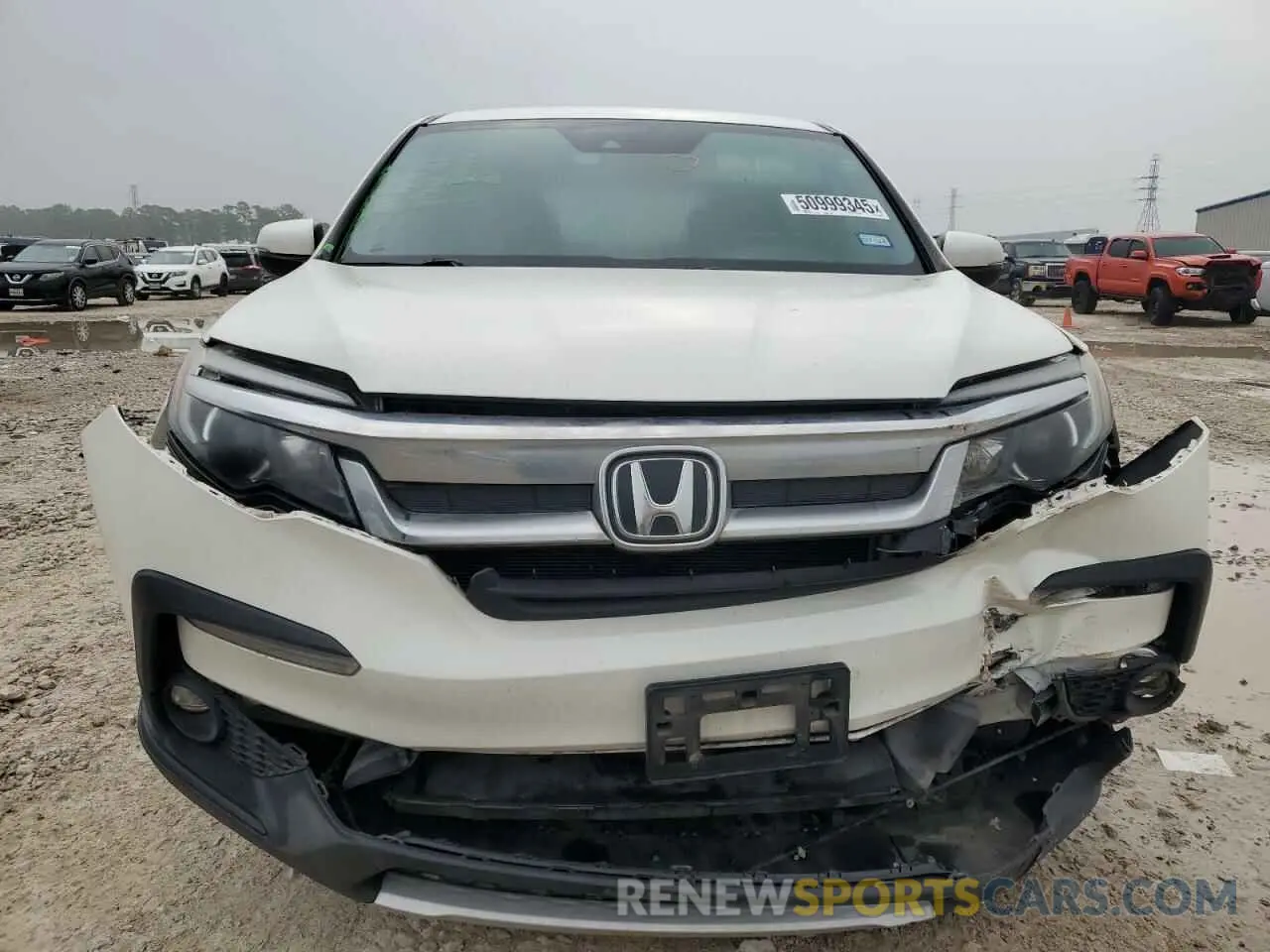 5 Фотография поврежденного автомобиля 5FNYF5H33KB039408 HONDA PILOT 2019