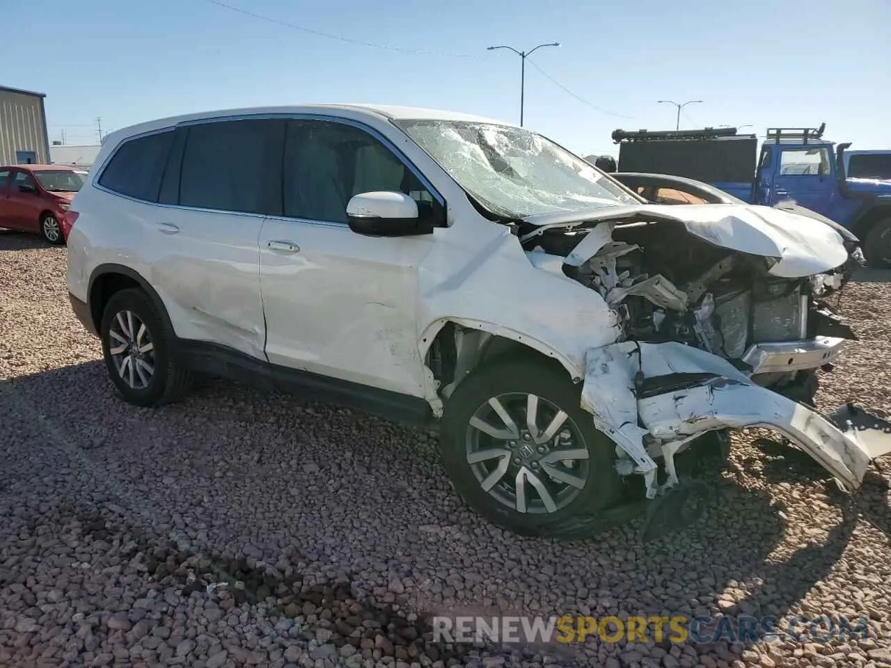 4 Photograph of a damaged car 5FNYF5H34KB002772 HONDA PILOT 2019