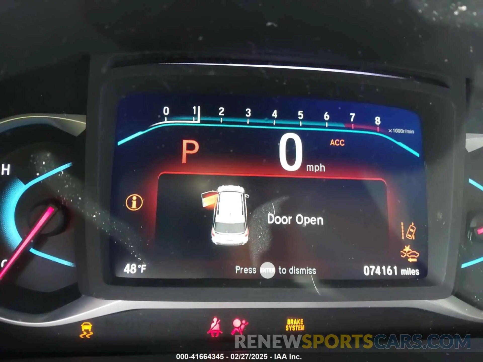 7 Photograph of a damaged car 5FNYF5H34KB031818 HONDA PILOT 2019