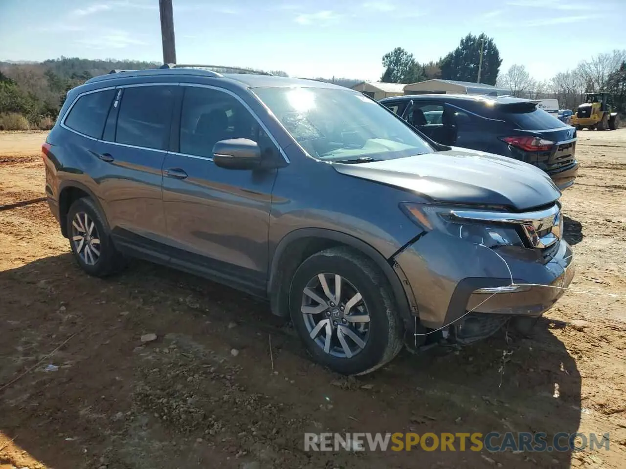 4 Фотография поврежденного автомобиля 5FNYF5H35KB045260 HONDA PILOT 2019