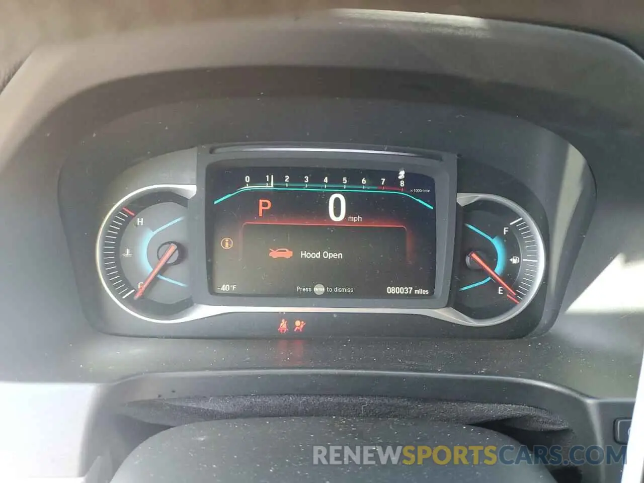 9 Фотография поврежденного автомобиля 5FNYF5H35KB045260 HONDA PILOT 2019
