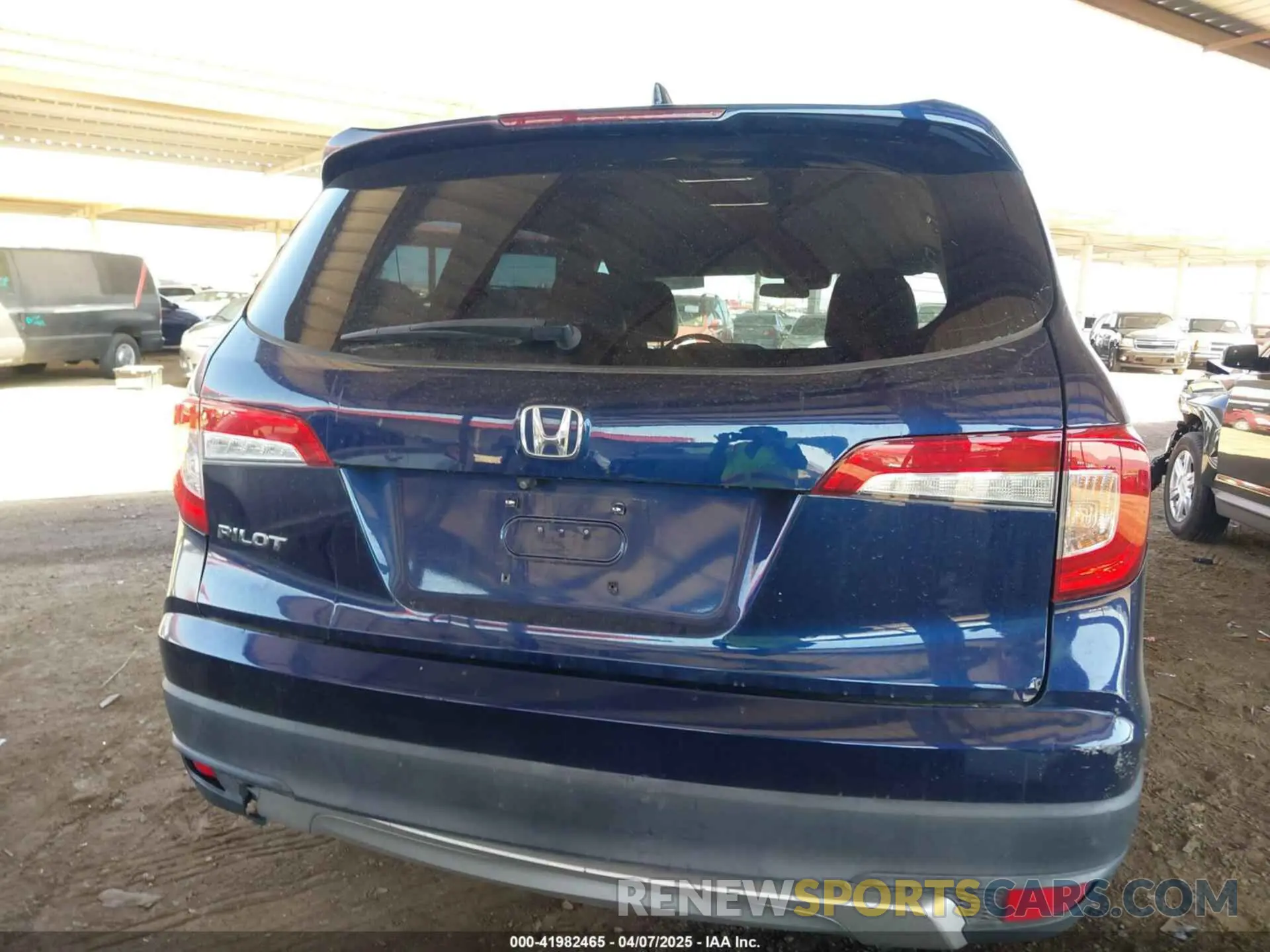 16 Фотография поврежденного автомобиля 5FNYF5H36KB024336 HONDA PILOT 2019
