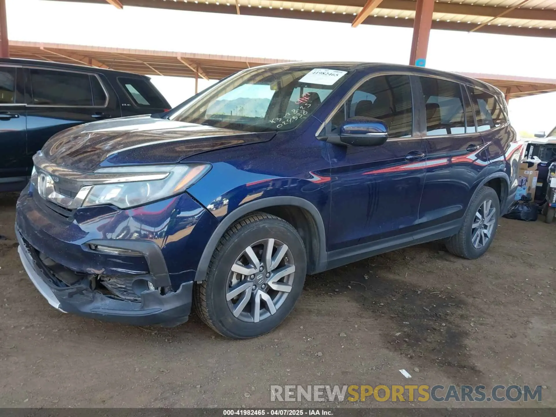 2 Фотография поврежденного автомобиля 5FNYF5H36KB024336 HONDA PILOT 2019