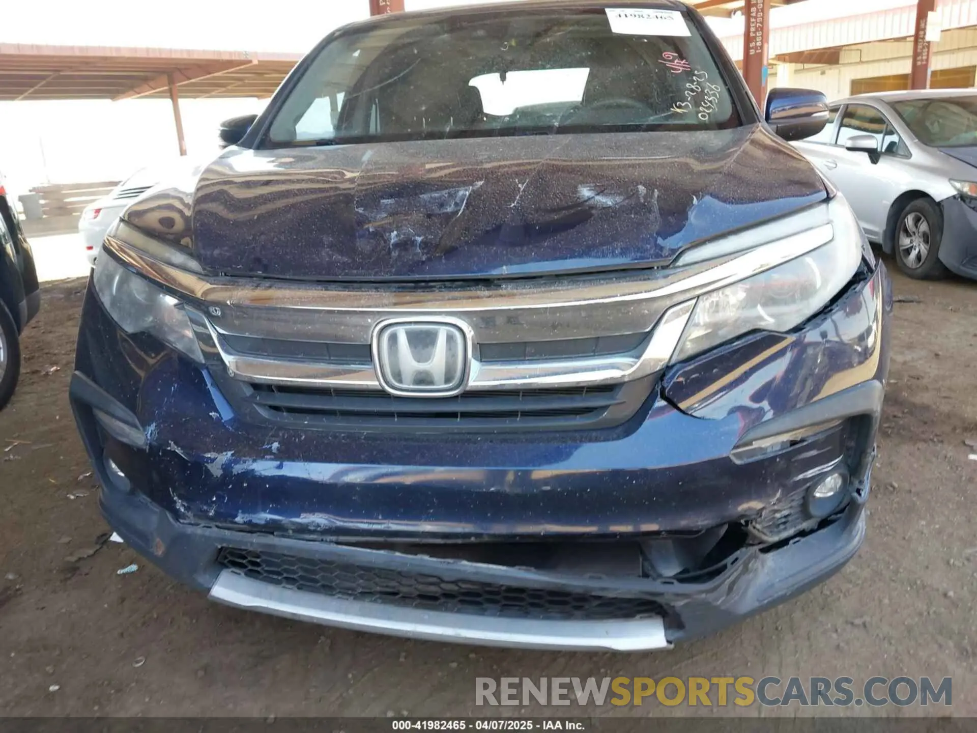 6 Фотография поврежденного автомобиля 5FNYF5H36KB024336 HONDA PILOT 2019