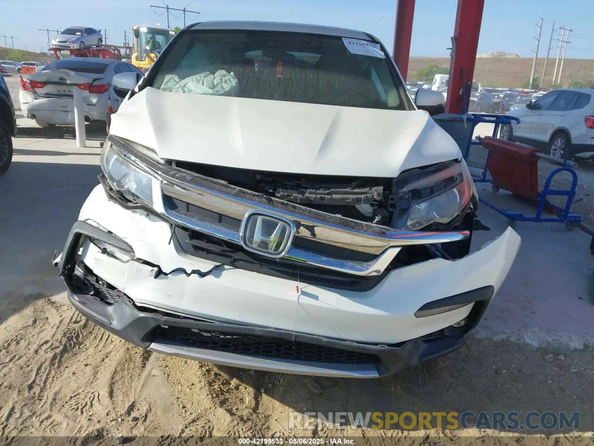 6 Фотография поврежденного автомобиля 5FNYF5H37KB013250 HONDA PILOT 2019