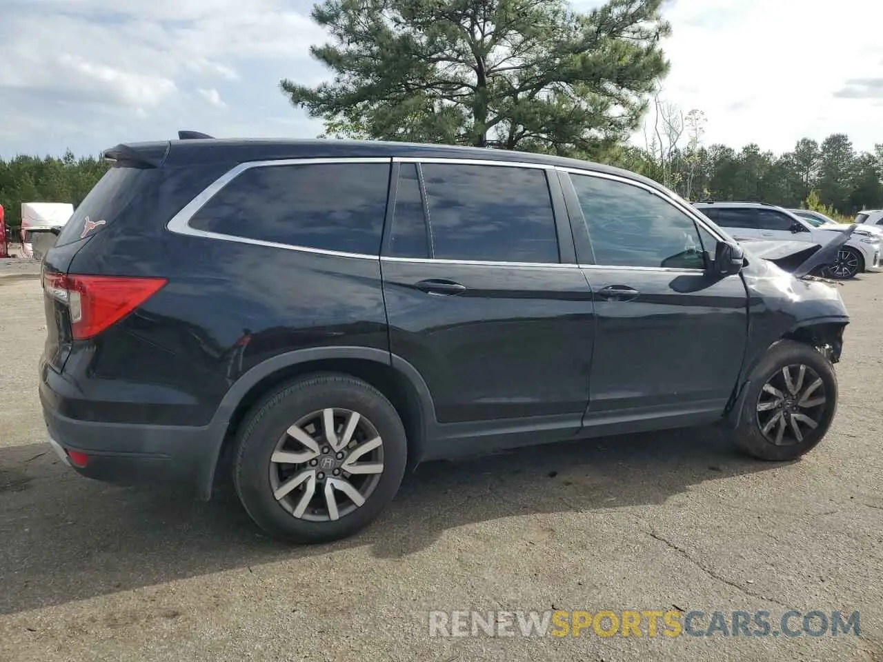 3 Photograph of a damaged car 5FNYF5H37KB044238 HONDA PILOT 2019