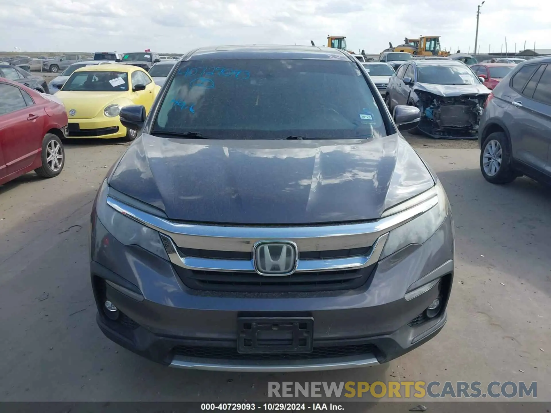 12 Фотография поврежденного автомобиля 5FNYF5H43KB005056 HONDA PILOT 2019