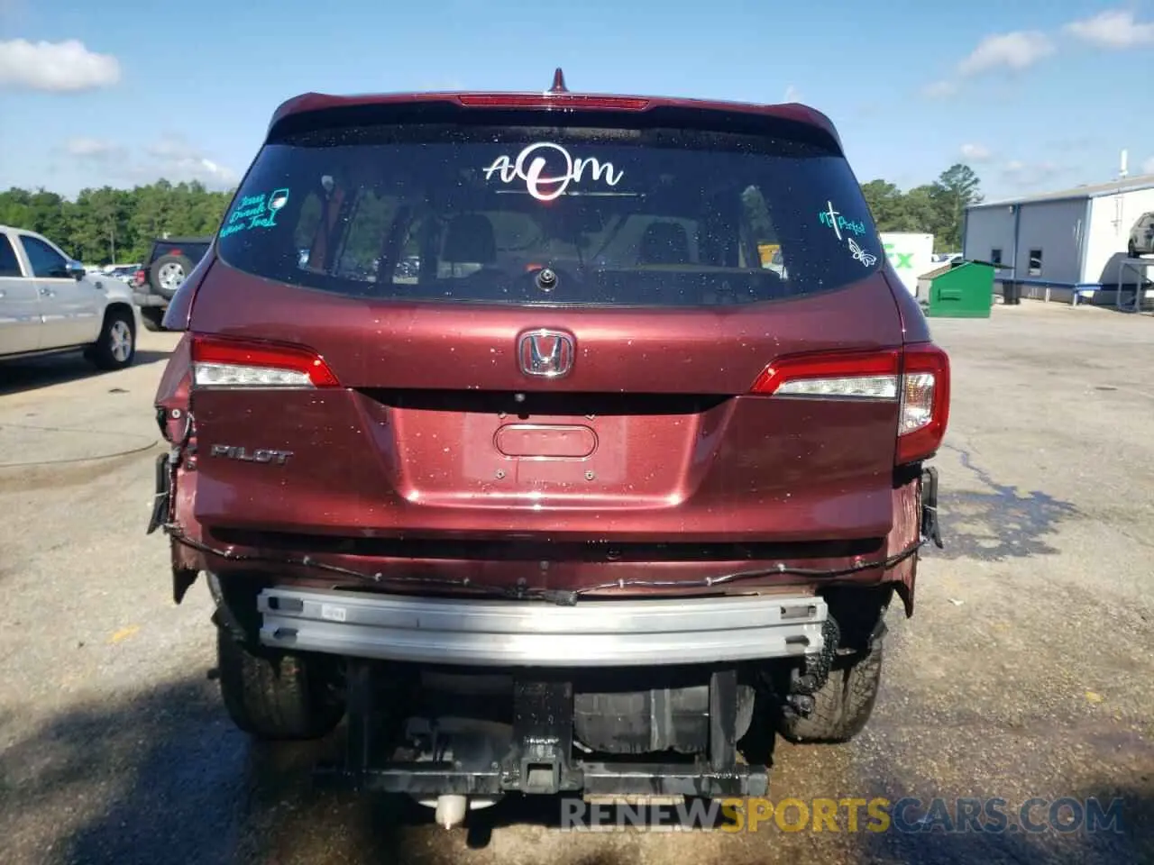 6 Фотография поврежденного автомобиля 5FNYF5H53KB024442 HONDA PILOT 2019