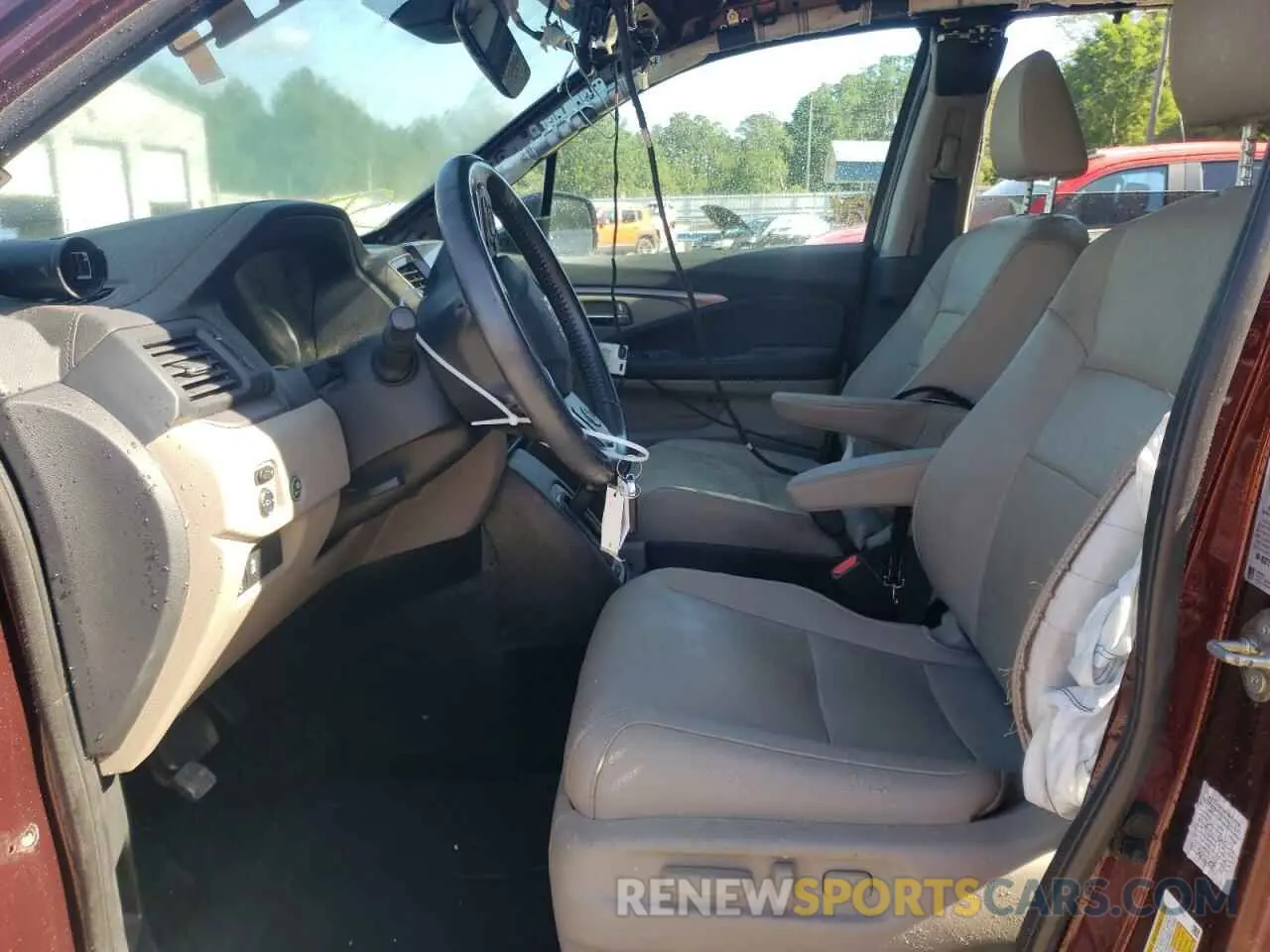 7 Фотография поврежденного автомобиля 5FNYF5H53KB024442 HONDA PILOT 2019