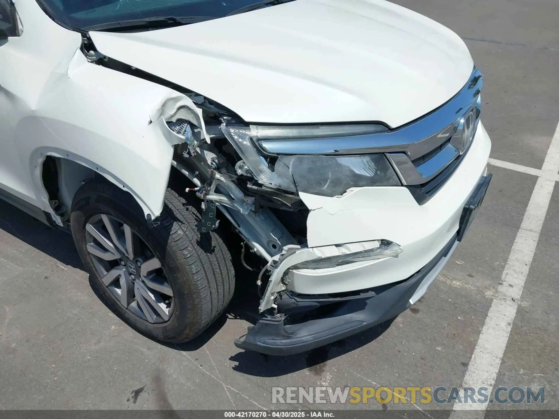 6 Photograph of a damaged car 5FNYF5H54KB018519 HONDA PILOT 2019