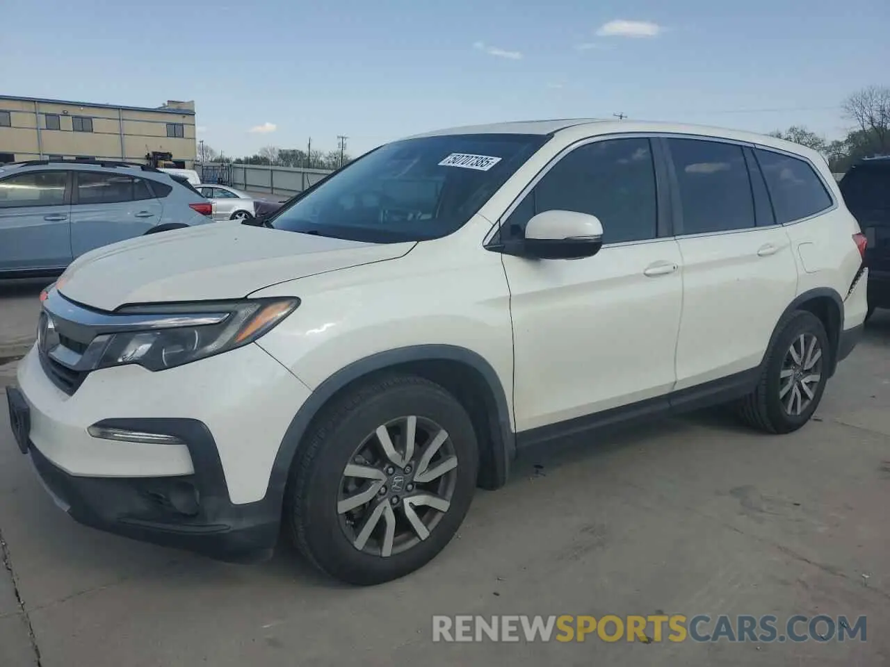 1 Photograph of a damaged car 5FNYF5H58KB020127 HONDA PILOT 2019