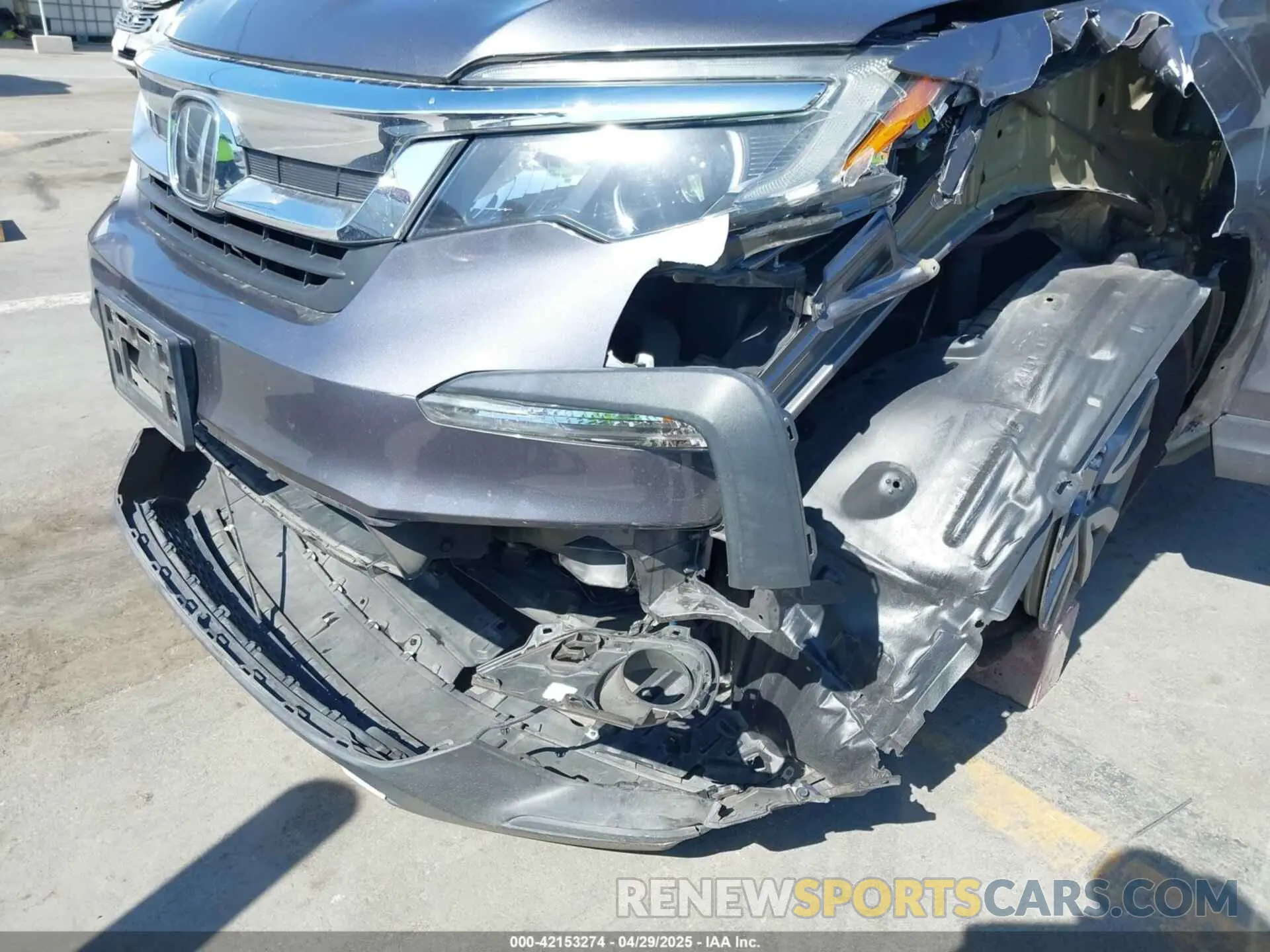 6 Фотография поврежденного автомобиля 5FNYF5H5XKB025457 HONDA PILOT 2019