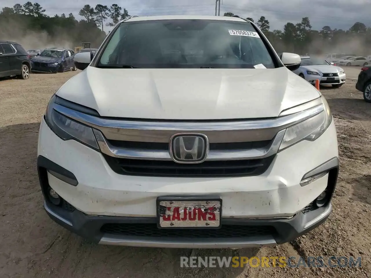 5 Фотография поврежденного автомобиля 5FNYF5H60KB038288 HONDA PILOT 2019