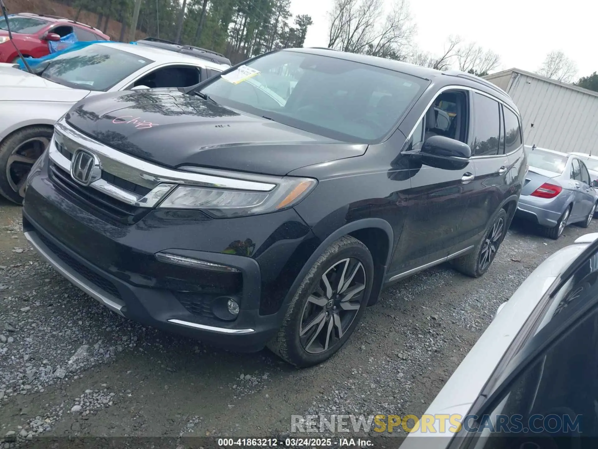 2 Фотография поврежденного автомобиля 5FNYF5H66KB027960 HONDA PILOT 2019