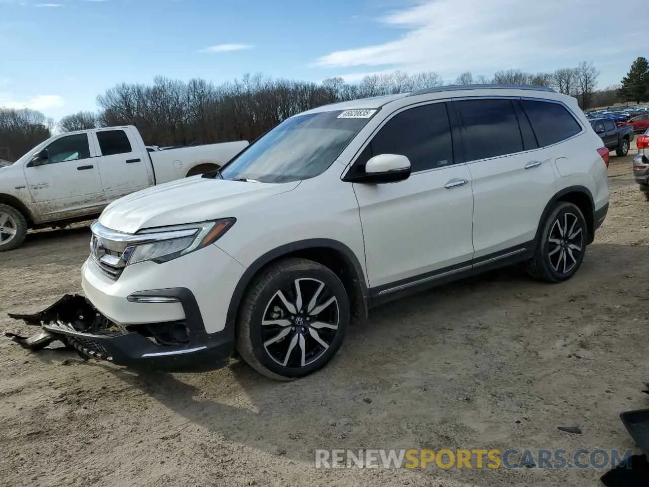 1 Photograph of a damaged car 5FNYF5H68KB030505 HONDA PILOT 2019