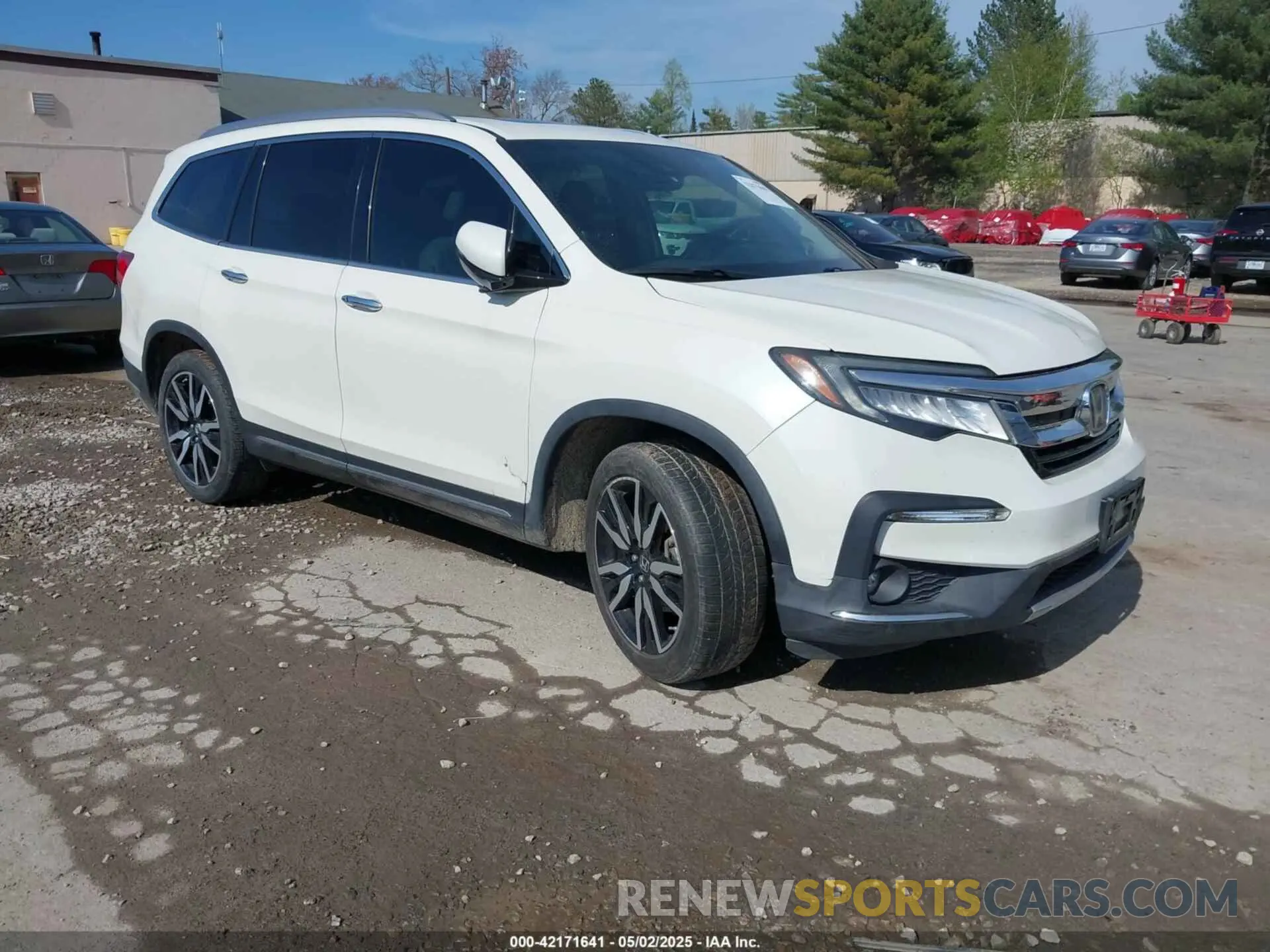1 Фотография поврежденного автомобиля 5FNYF5H90KB005916 HONDA PILOT 2019
