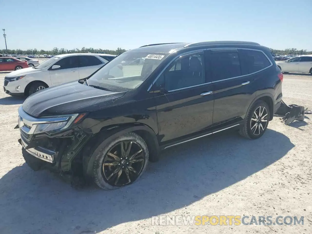 1 Фотография поврежденного автомобиля 5FNYF5H92KB002578 HONDA PILOT 2019