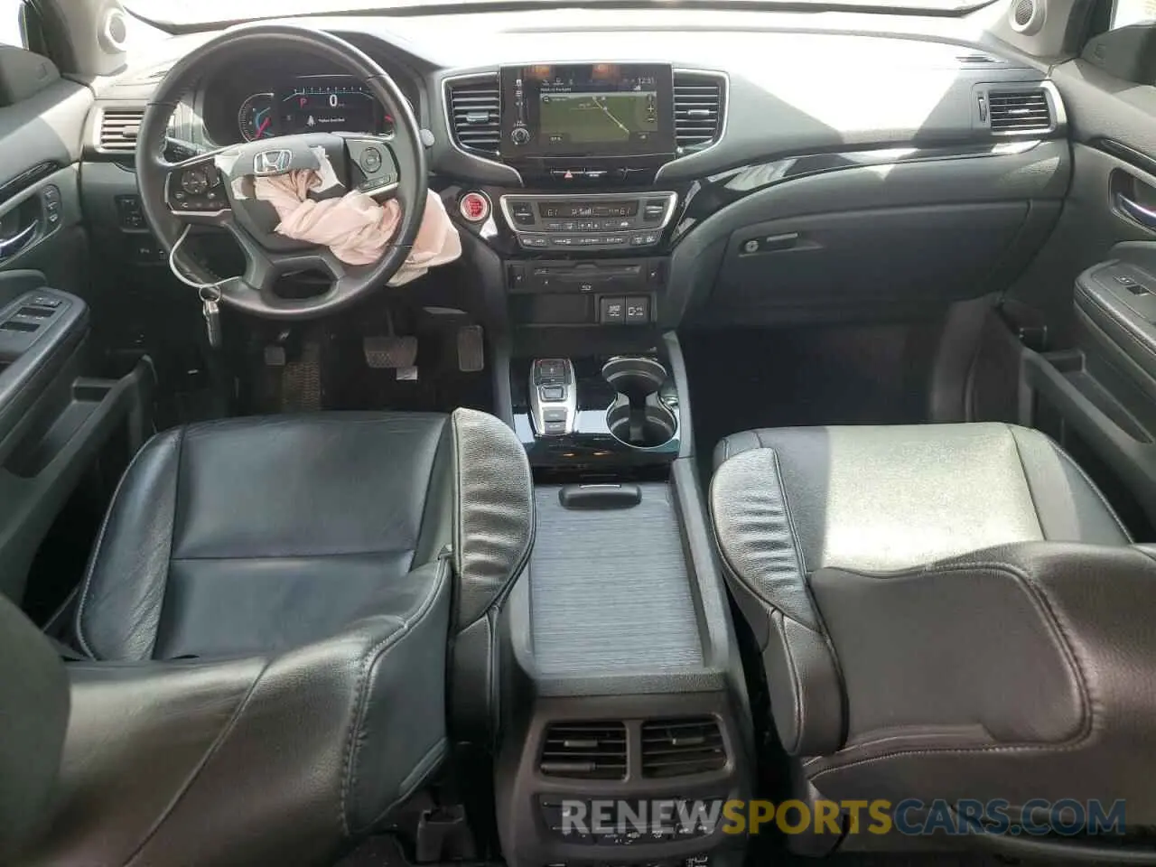 8 Фотография поврежденного автомобиля 5FNYF5H94KB029572 HONDA PILOT 2019