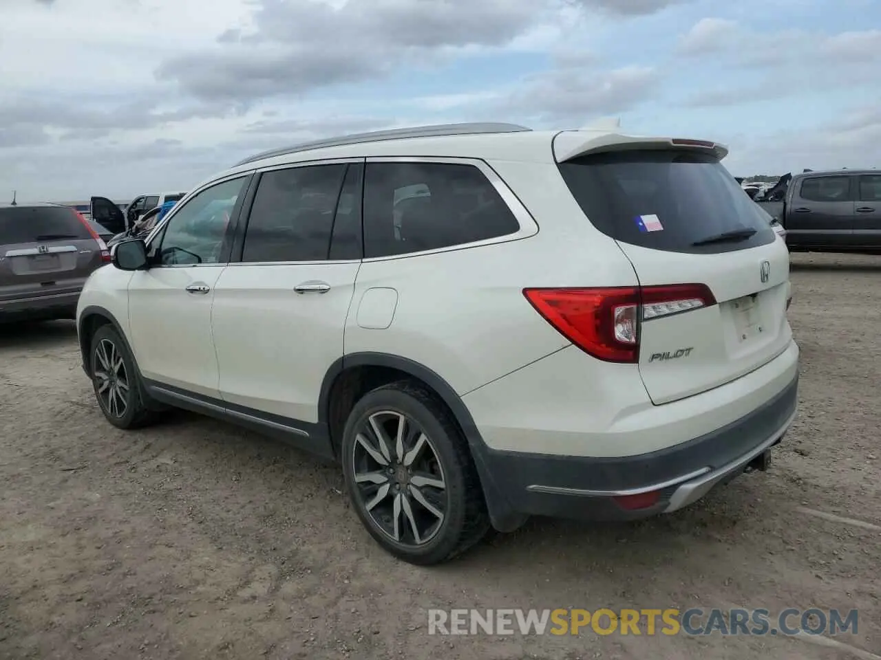 2 Фотография поврежденного автомобиля 5FNYF5H99KB020186 HONDA PILOT 2019