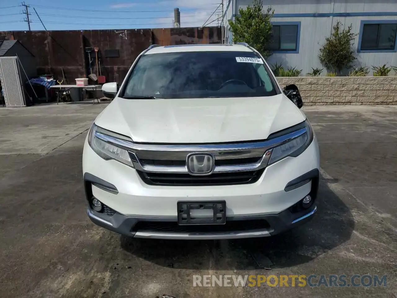 5 Фотография поврежденного автомобиля 5FNYF6H00KB027003 HONDA PILOT 2019