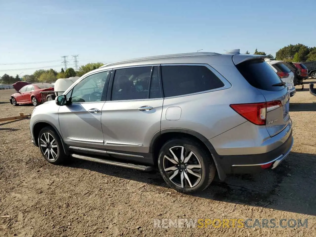 2 Photograph of a damaged car 5FNYF6H00KB056713 HONDA PILOT 2019