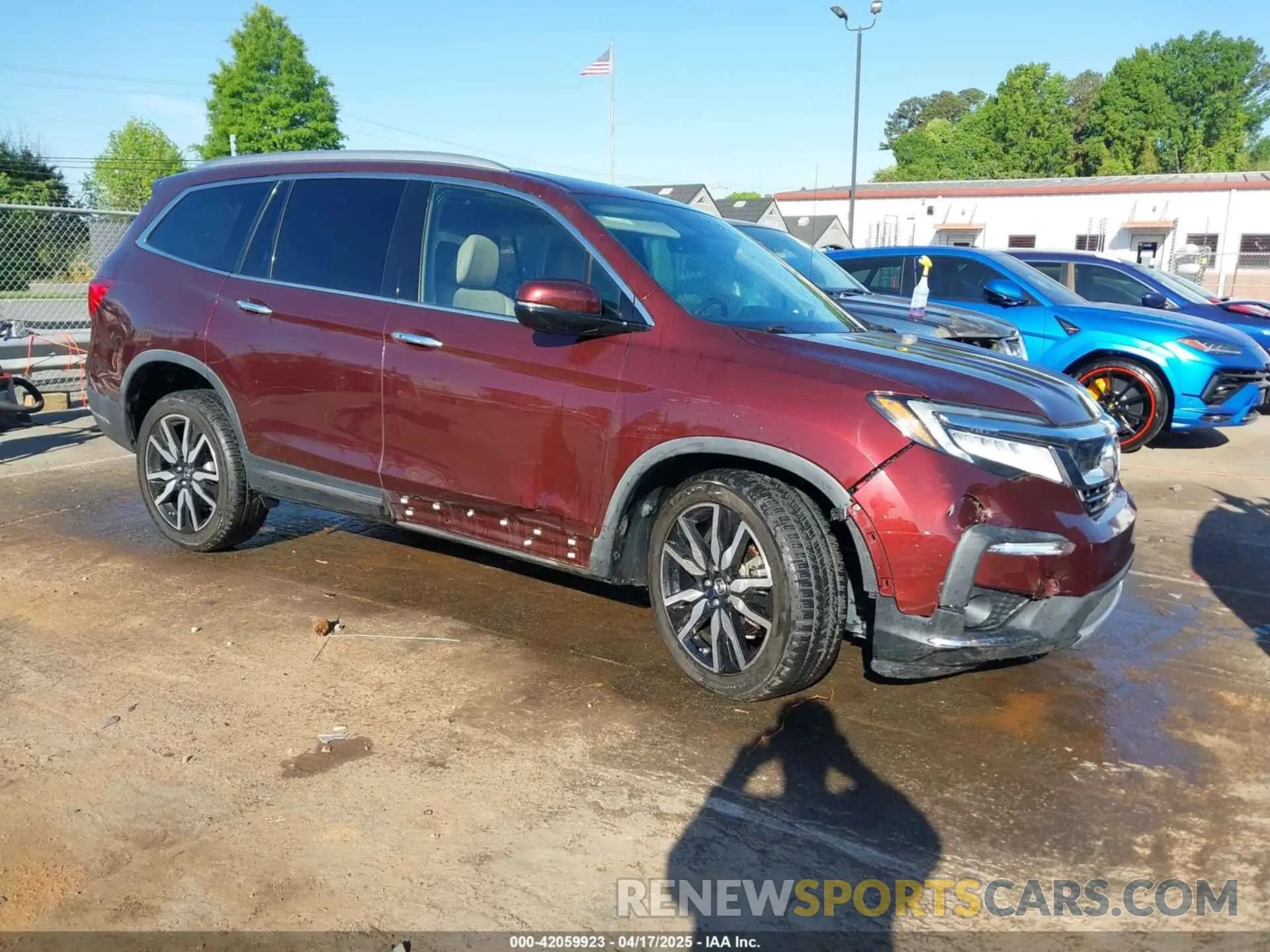 1 Фотография поврежденного автомобиля 5FNYF6H00KB067307 HONDA PILOT 2019
