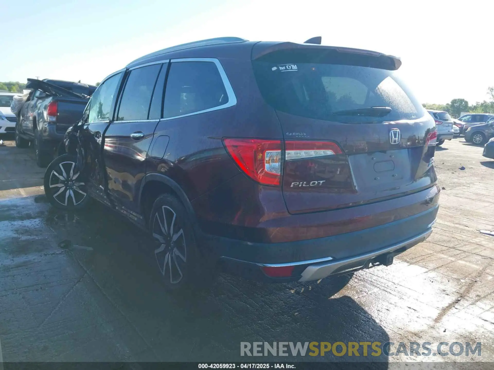 3 Фотография поврежденного автомобиля 5FNYF6H00KB067307 HONDA PILOT 2019
