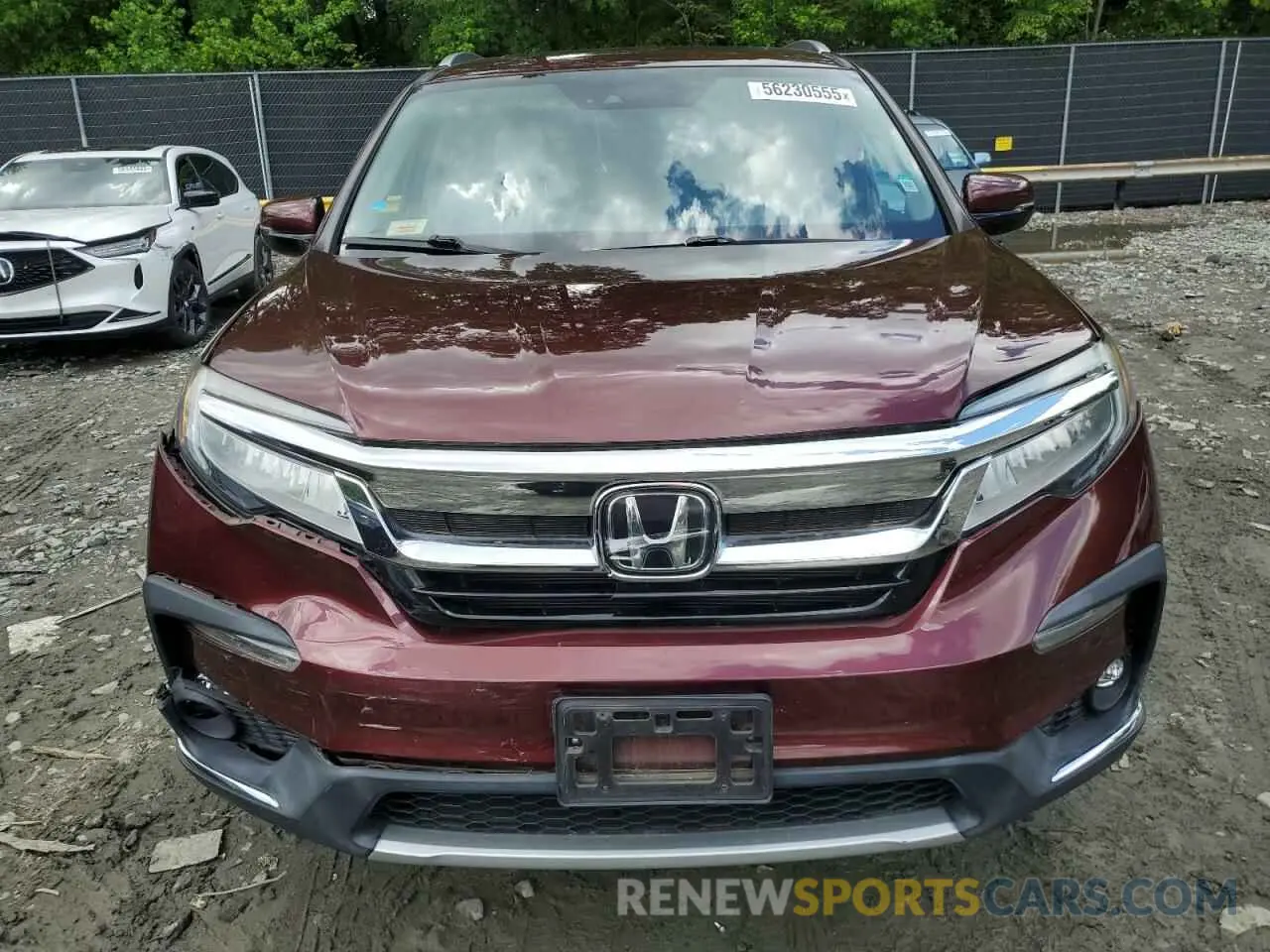 5 Photograph of a damaged car 5FNYF6H05KB014358 HONDA PILOT 2019