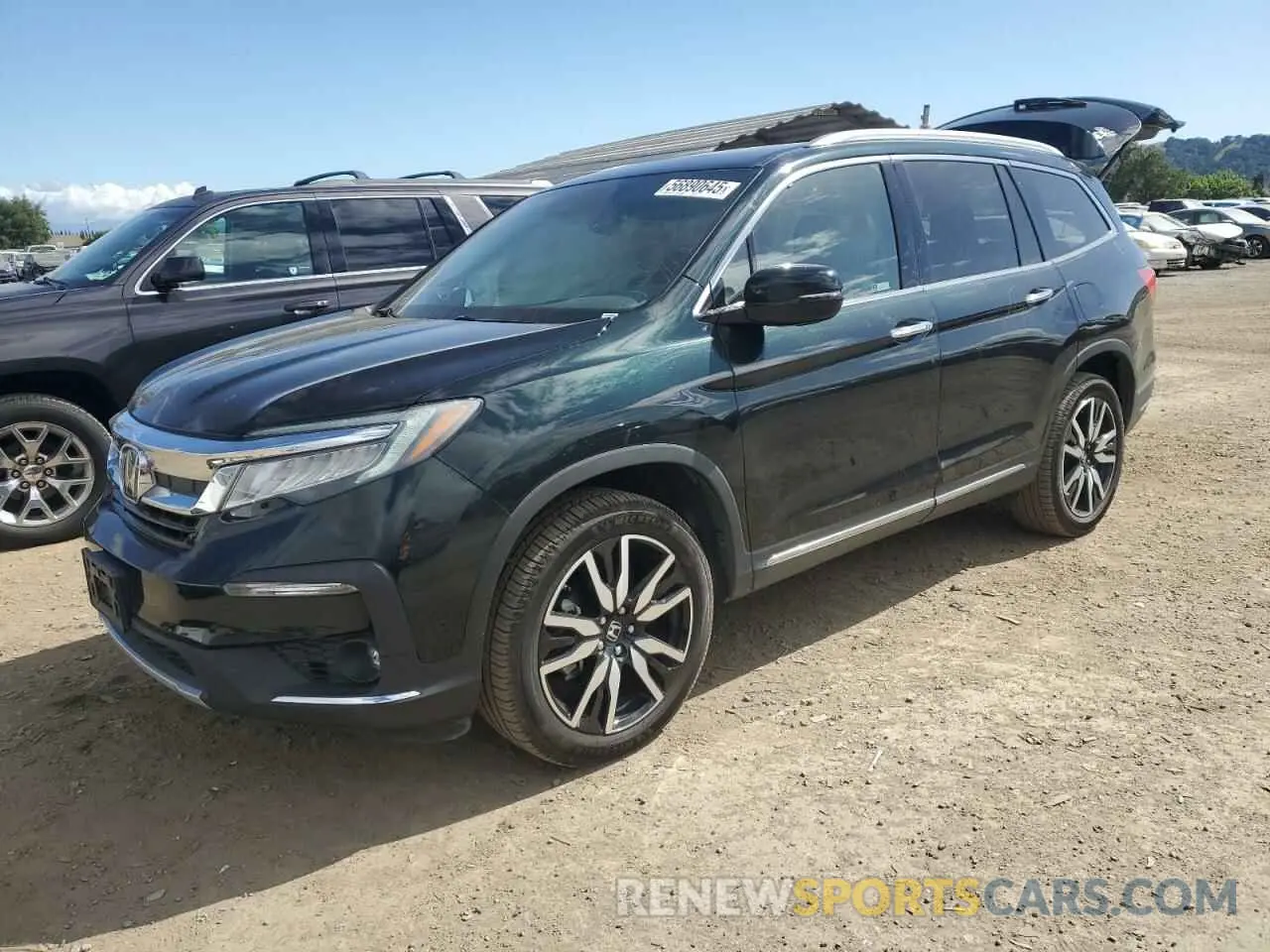 1 Photograph of a damaged car 5FNYF6H06KB081518 HONDA PILOT 2019