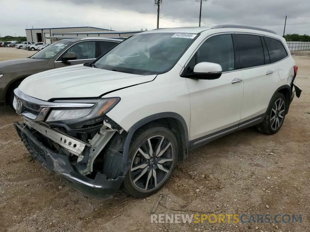 1 Фотография поврежденного автомобиля 5FNYF6H07KB001286 HONDA PILOT 2019