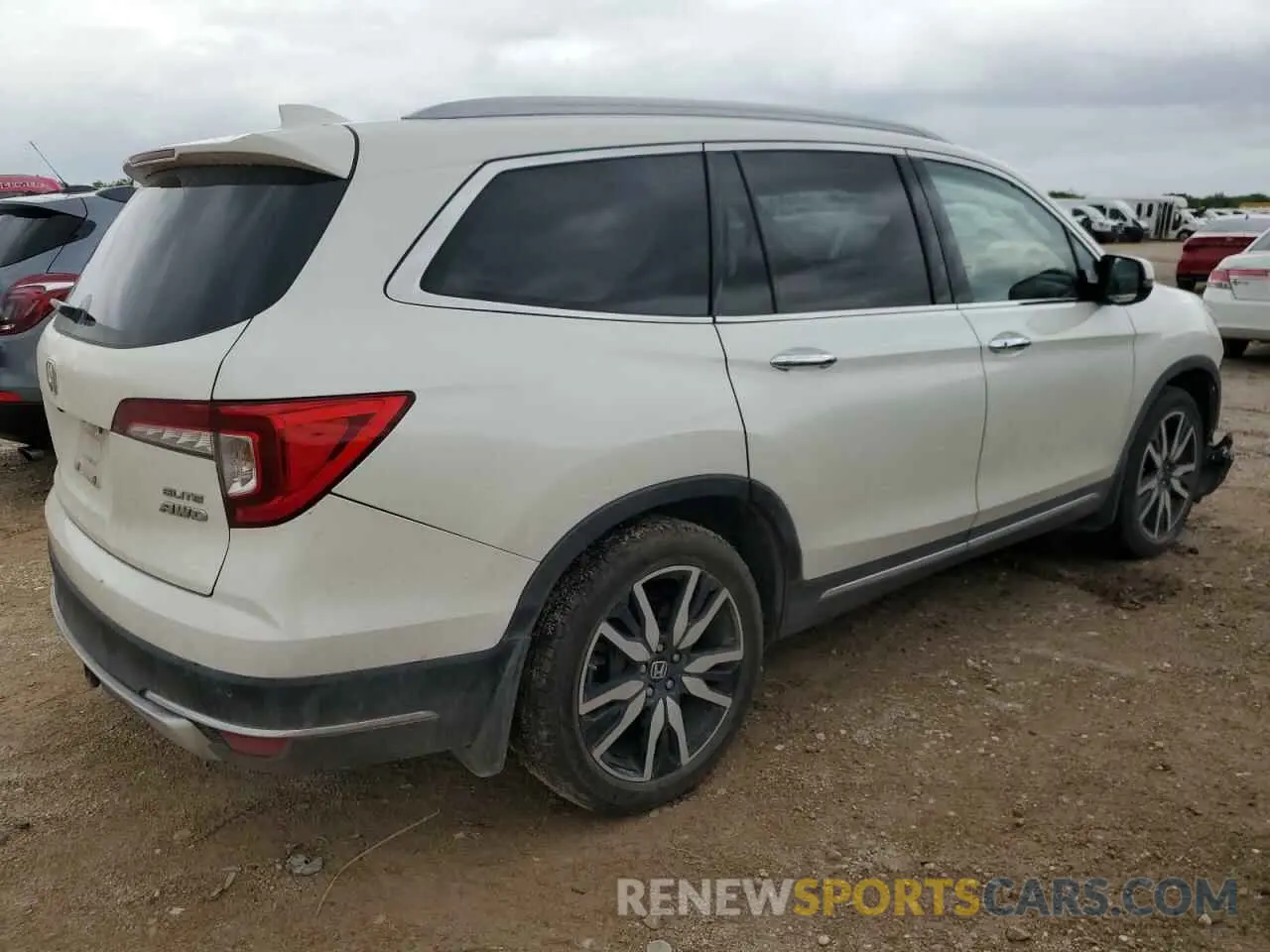 3 Фотография поврежденного автомобиля 5FNYF6H07KB001286 HONDA PILOT 2019